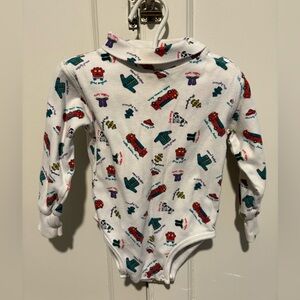 Vintage Rainbow Tag Gymboree Fire House One Piece